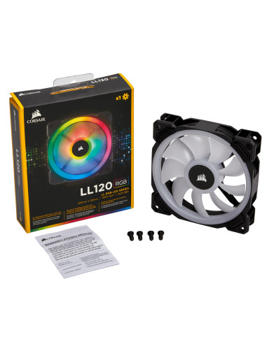 120mm LL120 RGB Dual Light Loop Black RGB LED