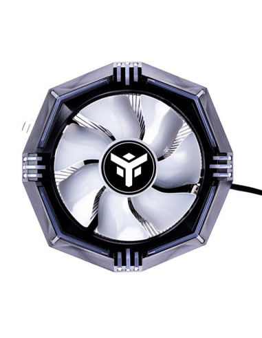 Dissipatore ad aria ICY-4LPR - Skt universale, 65W TDP, Low Profile, RGB Rainbow