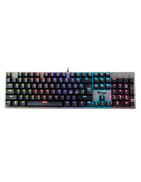 Tastiera Gaming X10 - Meccanica, Switch Blu, 104 tasti, Rainbow LED con 12 modalità