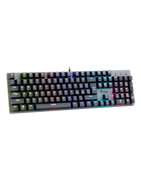 Tastiera Gaming X10 - Meccanica, Switch Blu, 104 tasti, Rainbow LED con 12 modalità