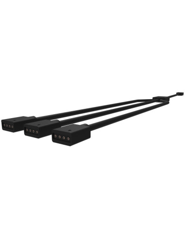 Trident cavo splitter da 1 a 3, lunghezza 580 mm, per collegamento con 3 ventole RGB