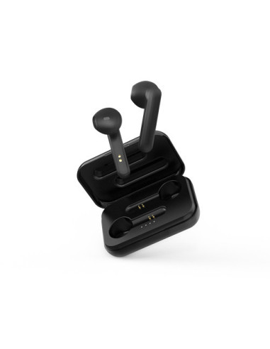 Earphones Bluetooth Stereo con Custodia di Ricarica, Semi-In-Ear, Matt Black