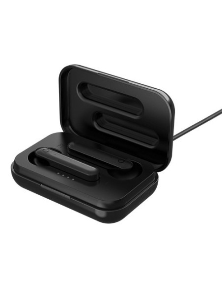 Earphones Bluetooth Stereo con Custodia di Ricarica, Semi-In-Ear, Matt Black Earphones Bluetooth Stereo con Custodia di Ricarica, Semi-In-Ear, Matt Black