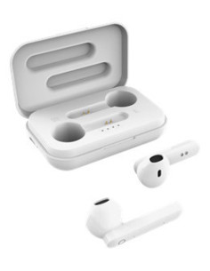 Earphones Bluetooth Stereo con Custodia di Ricarica, Semi-In-Ear, Matt White 2