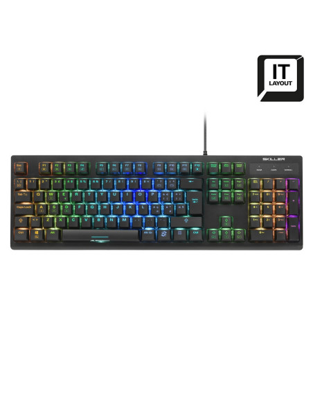 Skiller SGK30 RGB Meccanica con Switch Red