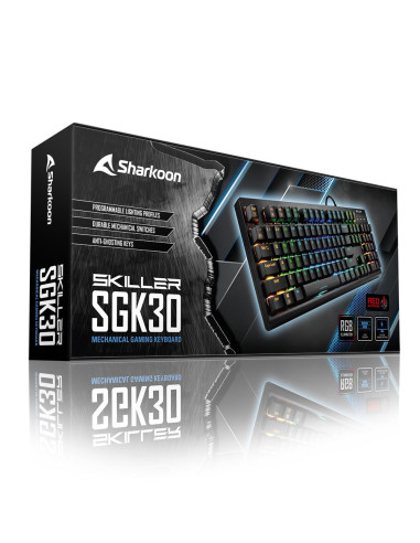 Skiller SGK30 RGB Meccanica con Switch Red