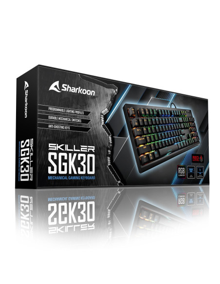 Skiller SGK30 RGB Meccanica con Switch Red