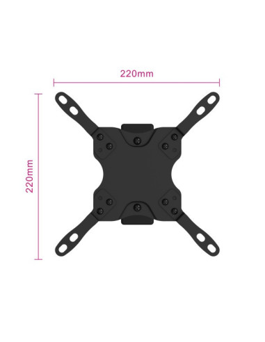 Supporto muti-direzionale da parete per TV da 13" a 42"