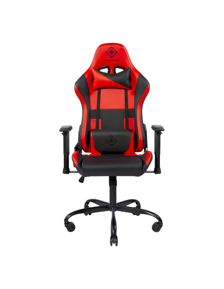 Gaming Chair DC210R ergonomica, ecopelle, black/red, doppio cuscinetto nuca-schiena
