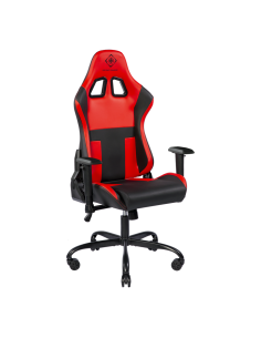 Gaming Chair DC210R ergonomica, ecopelle, black/red, doppio cuscinetto nuca-schiena 2