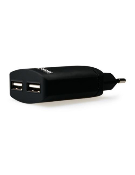 17W Caricabatterie 3.4A 5V 2xUSB Nero