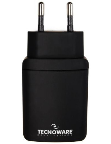 17W Caricabatterie 3.4A 5V 2xUSB Nero