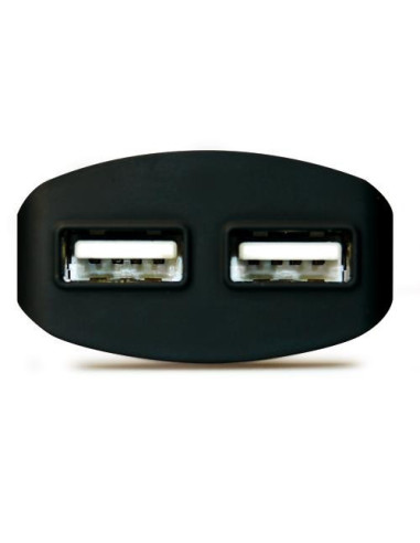 17W Caricabatterie 3.4A 5V 2xUSB Nero