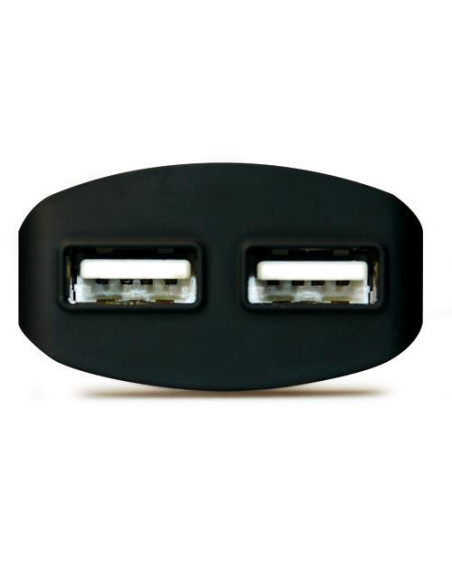 17W Caricabatterie 3.4A 5V 2xUSB Nero