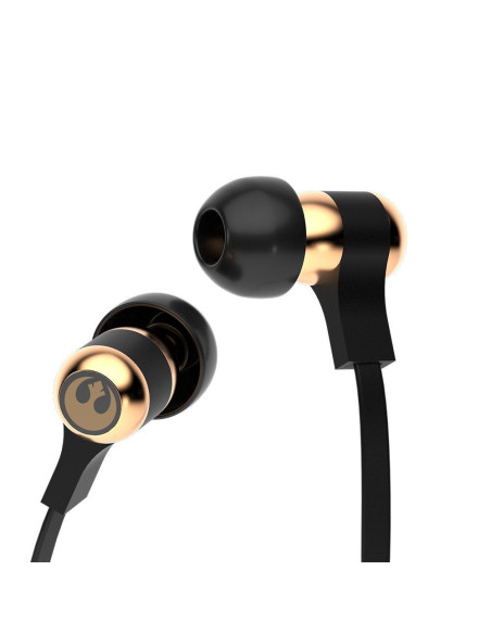 Auricolari con cavo StarWars Resistence Nero/Oro Auricolari con cavo StarWars Resistence Nero/Oro