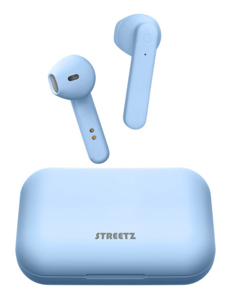 Earphones Bluetooth Stereo con Custodia di Ricarica, Semi-In-Ear, Matt Blue