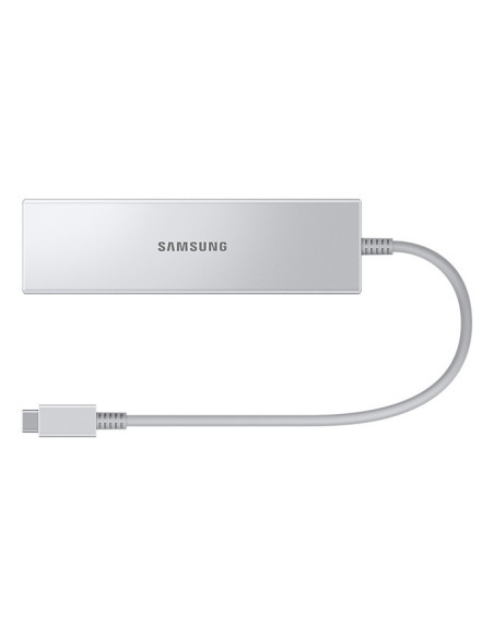 Multiport Adapter EE-P5400 Type-C, HDMI, 2xUSB 3.2 Gen 1 Type-A, 1xUSB 3.2 Gen 1 Type-C, 5000 Mbit/s, Argento, 4K Ultra HD