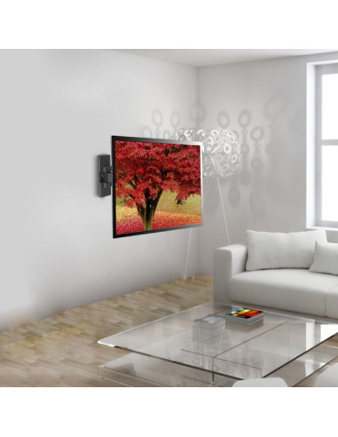 Supporto TV a parete 42" Nero