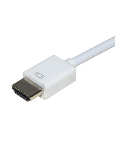 Adattatore Video 0,15m VGA (D-Sub) HDMI tipo A (Standard) Bianco