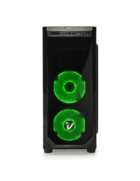 Blackdoom Black/Green HALO LED Ventola