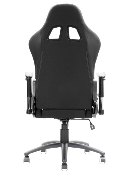 Gaming Chair PLAYCOM FM20 - Tessuto, Doppio Cuscino, Braccioli  Nero/Verde