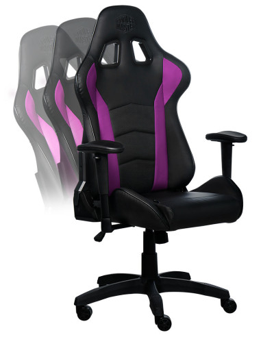 Caliber R1 Sedia da gaming per PC Nero, Porpora