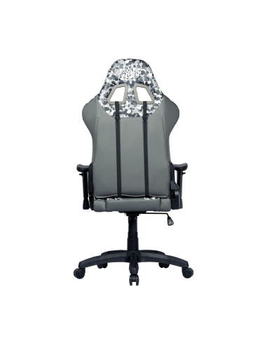 Caliber R1S CAMO Poltrona per gaming Seduta imbottita Nero, Grigio, Bianco