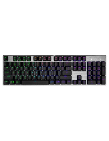 SK653 Full Mechanical Wireless Gunmetal Gray RGB,TTC Low Profile Red Switch,Bluetooth
