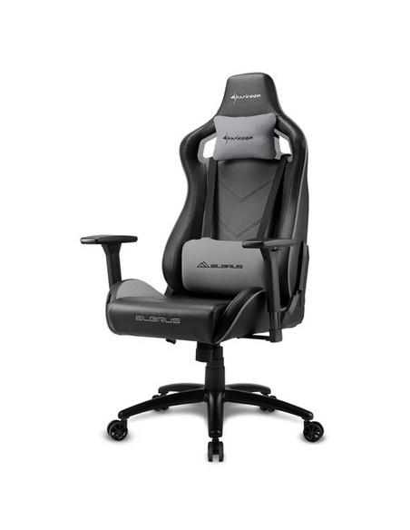 Elbrus 2 Sedia Gaming in Tessuto Black/Grey