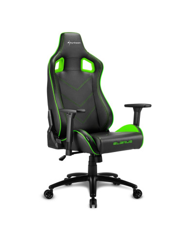 Elbrus 2 Sedia Gaming in EcoPelle Black/Green