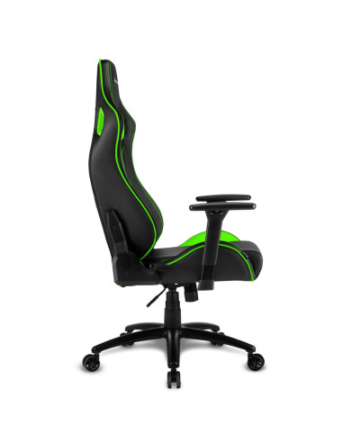Elbrus 2 Sedia Gaming in EcoPelle Black/Green