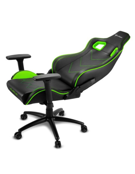 Elbrus 2 Sedia Gaming in EcoPelle Black/Green