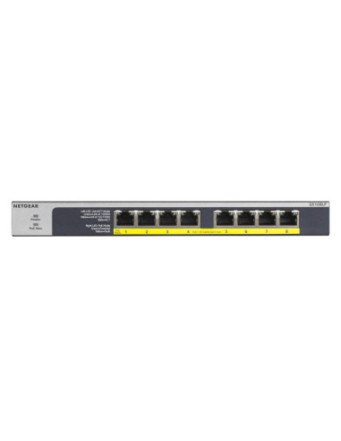 8-Port Gigabit Ethernet Switch Unmanaged 8-PoE 60W