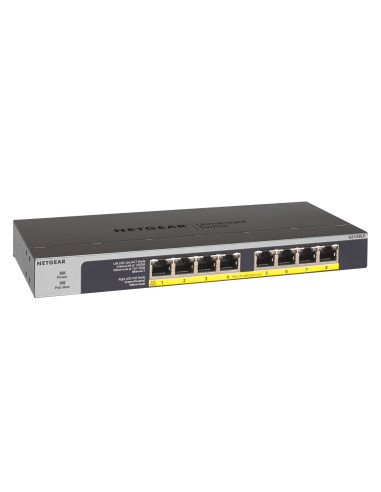 8-Port Gigabit Ethernet Switch Unmanaged 8-PoE 60W