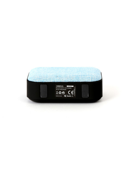 Speaker Bluetooth, Micro SD, USB, Radio FM, MP3 Player Black/Blu