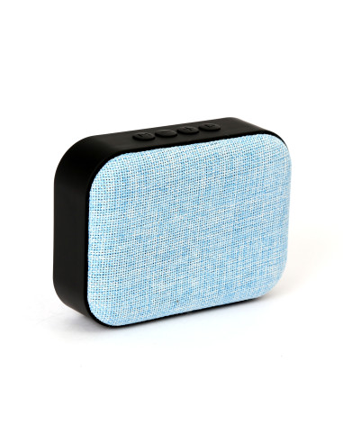 Speaker Bluetooth, Micro SD, USB, Radio FM, MP3 Player Black/Blu
