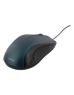 Mouse con Cavo, 1,2mt, 1200DPI, Black/Blue 2