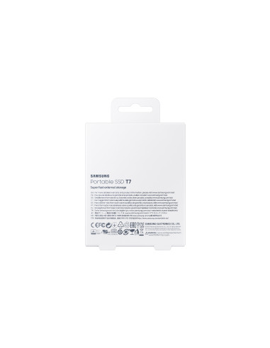 500GB Portable SSD T7 Grey, USB 3.2 Gen.2 (10Gbps), 1050 MB/sec/1000 MB/sec