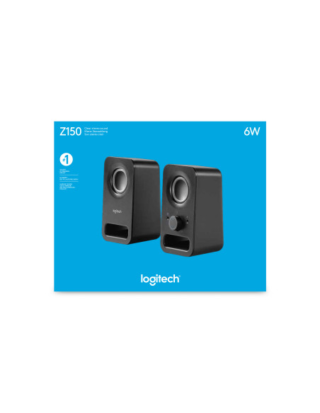 Z150 Multimedia Speakers Black Wired 6 W Z150 Multimedia Speakers Black Wired 6 W