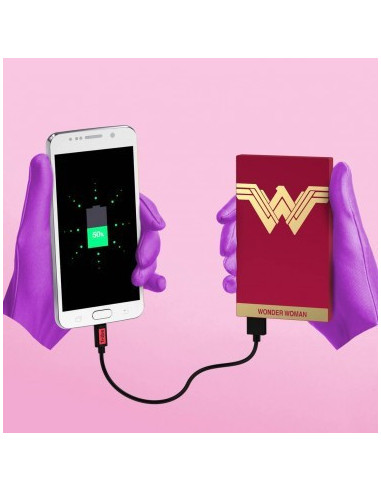 4000mAh Power Bank DC Comics Wonder Woman