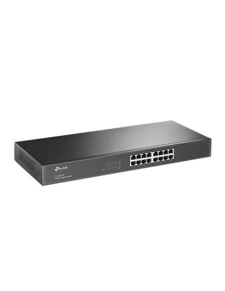 16-Ports Unmanaged Gigabit Ethernet (10/100/1000) 1U Black 16-Ports Unmanaged Gigabit Ethernet (10/100/1000) 1U Black