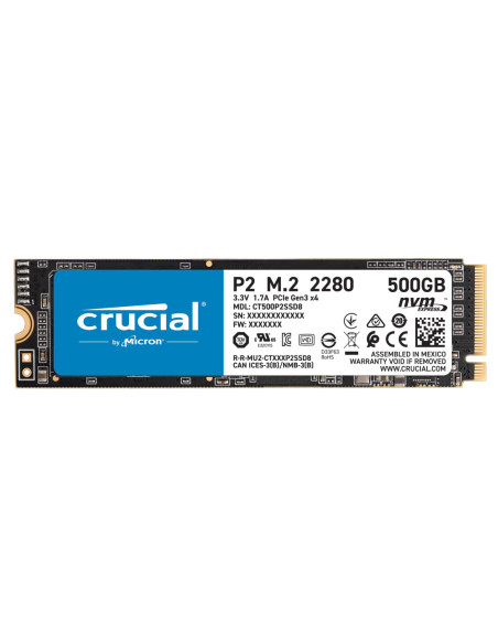 500GB P2 M.2 PCI Express 3.0 NVMe