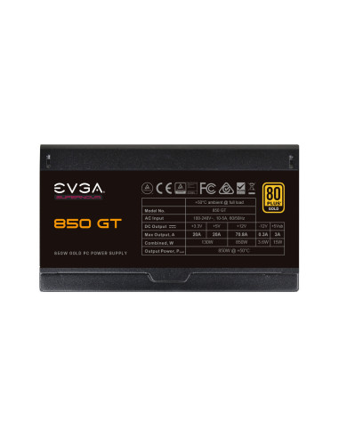 850W SuperNOVA 850 GT 80+ Gold Full Modular Black 100% Condensatori Giapponesi