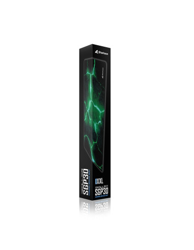 SKILLER SGP30 Gaming mouse pad XXL Black, Green