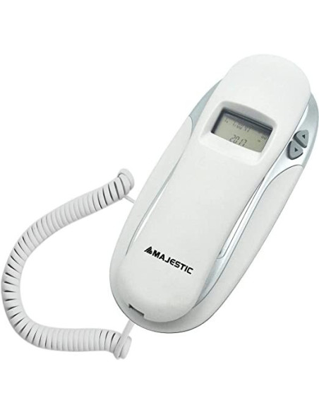Telefono a Filo con Display, Bianco
