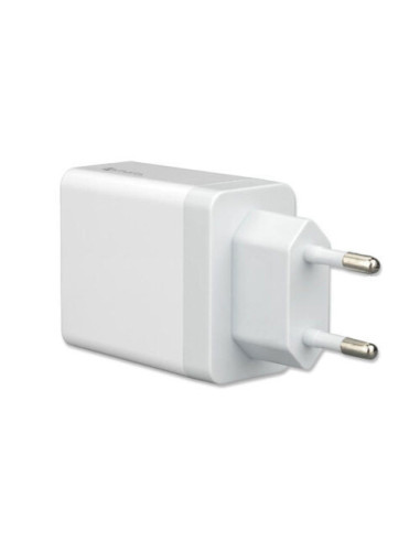 Alimentatore parete doppio USB-C PD 18W USB-A 12W