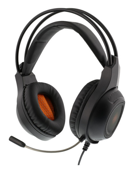 Stereo Gaming Headset, 2x3.5 mm connectors Orange LED, black Stereo Gaming Headset, 2x3.5 mm connectors Orange LED, black