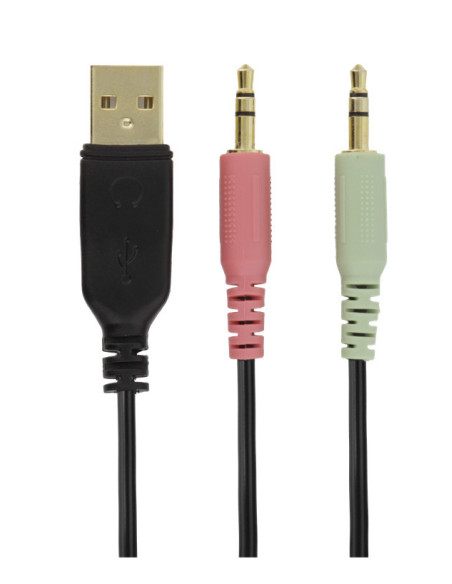 Stereo Gaming Headset, 2x3.5 mm connectors Orange LED, black Stereo Gaming Headset, 2x3.5 mm connectors Orange LED, black