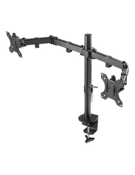Dual Monitor Desk Arm 13-32 inch screens Black