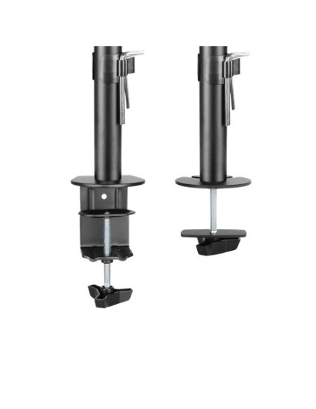 Dual Monitor Desk Arm 13-32 inch screens Black